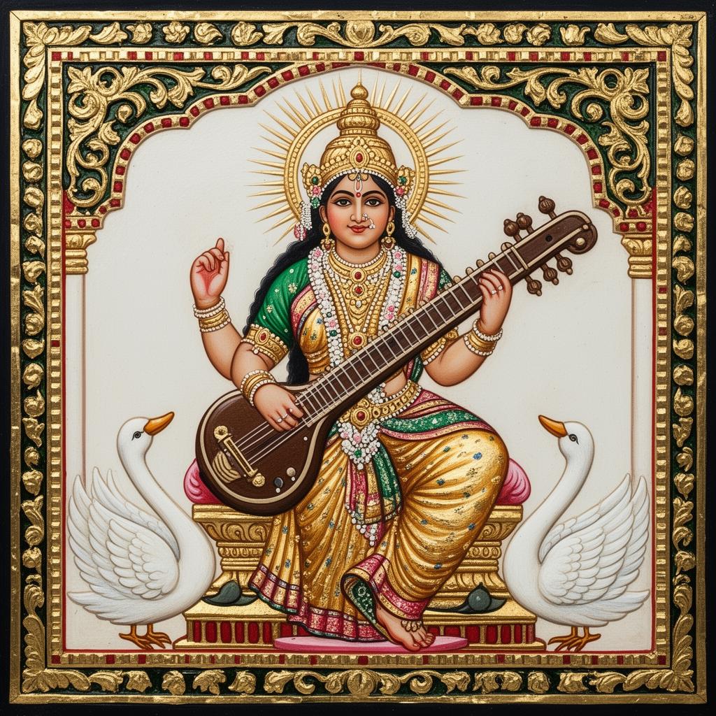 Saraswati with Veena